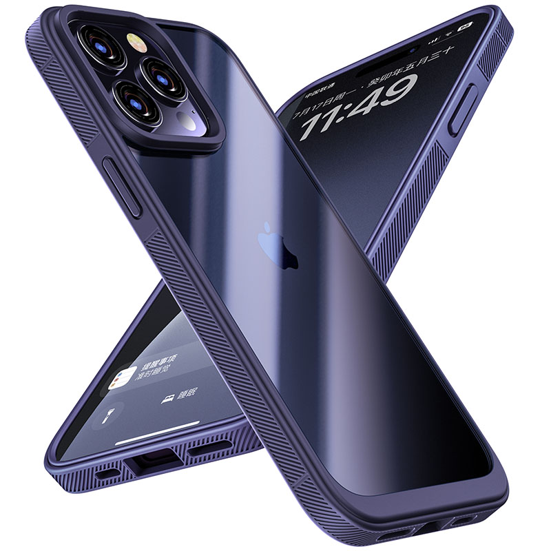Чехол TPU+PC Pulse для Apple iPhone 15 Pro (6.1") (Purple)