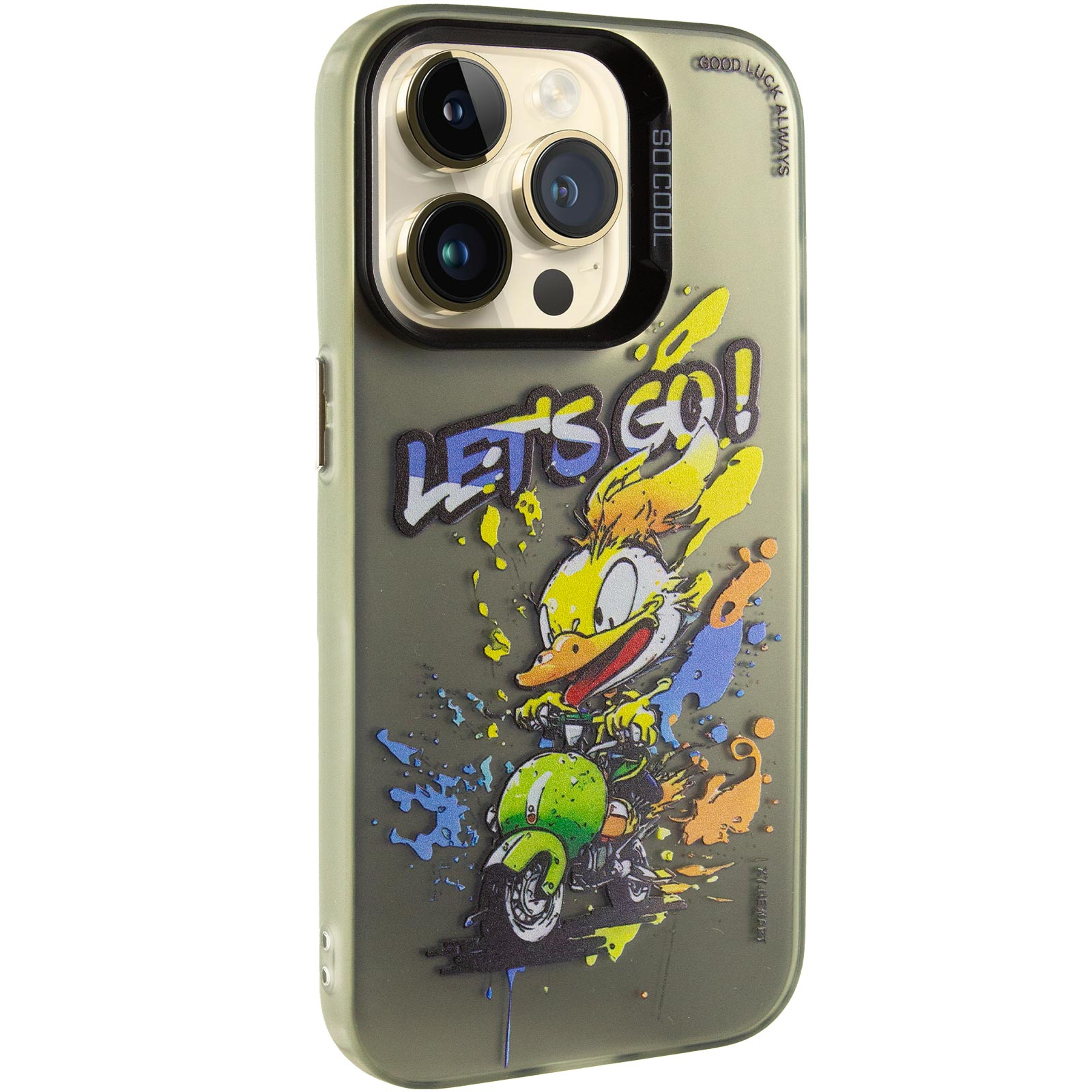 Чехол TPU+PC So Cool для Apple iPhone 14 Pro Max (6.7") (Let's Go)