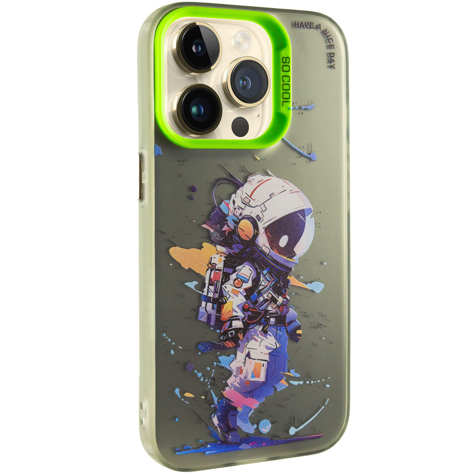 Чехол TPU+PC So Cool для Apple iPhone 15 Pro Max (6.7") (Astronaut)