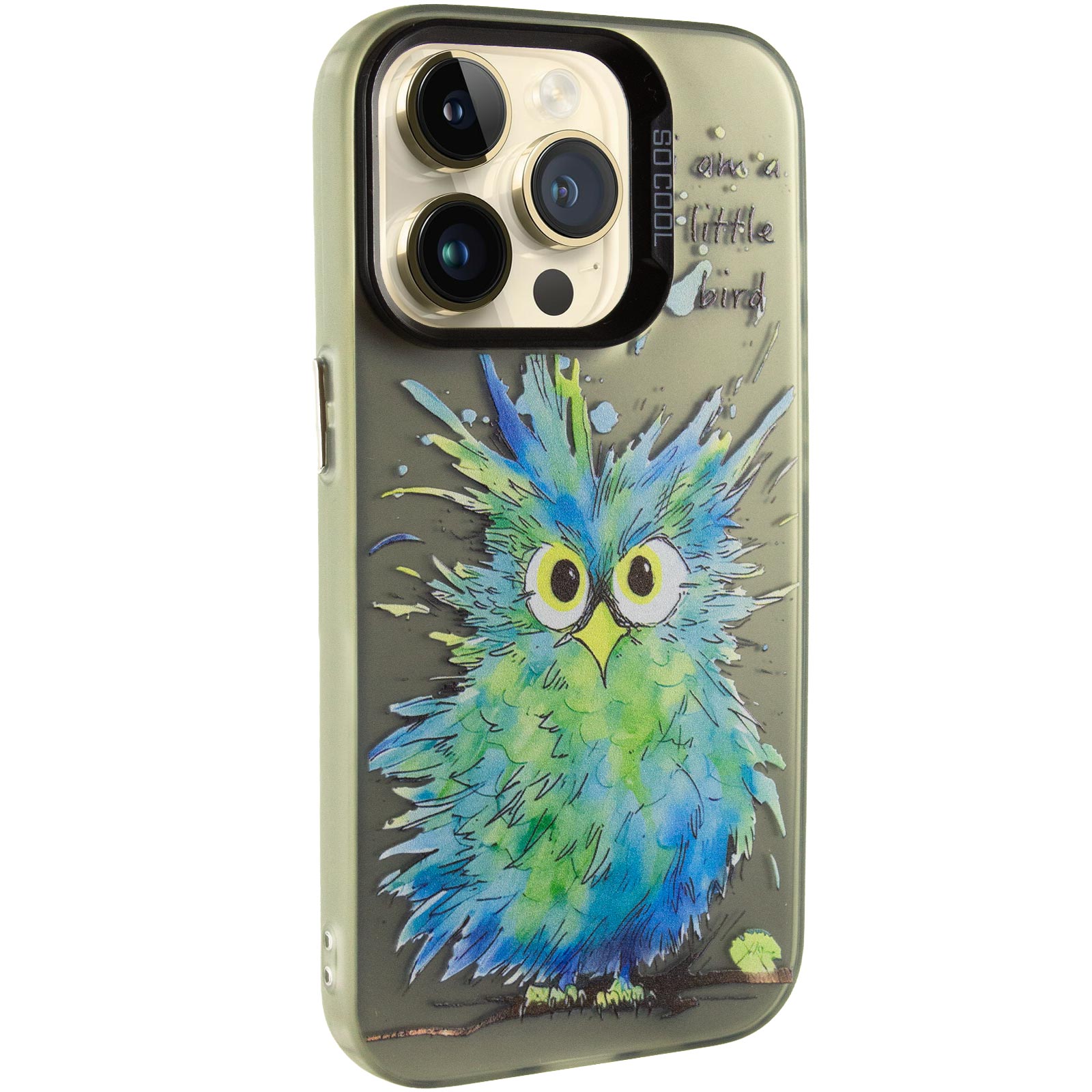 Чехол TPU+PC So Cool для Apple iPhone 15 Pro Max (6.7") (Little Bird)
