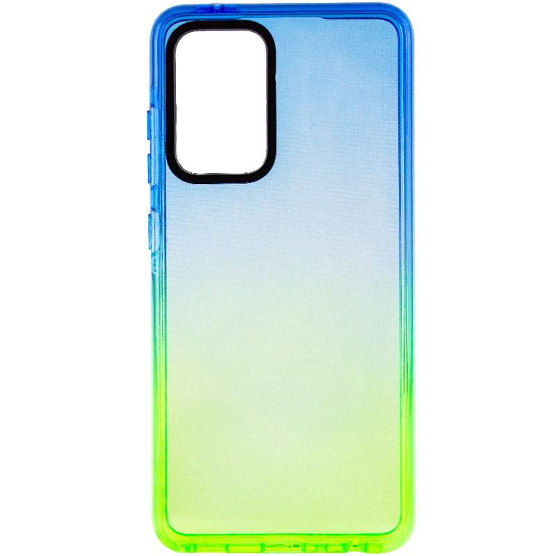 Чохол TPU+PC Sunny Gradient для Samsung Galaxy A33 5G (Синій / салатовий)