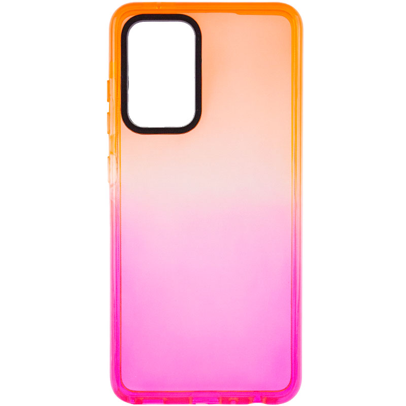 Чехол TPU+PC Sunny Gradient для Samsung Galaxy A53 5G (Оранжевый / Розовый)