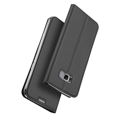 Чехол-книжка Dux Ducis с карманом для визиток для Samsung G950 Galaxy S8 (Серый)