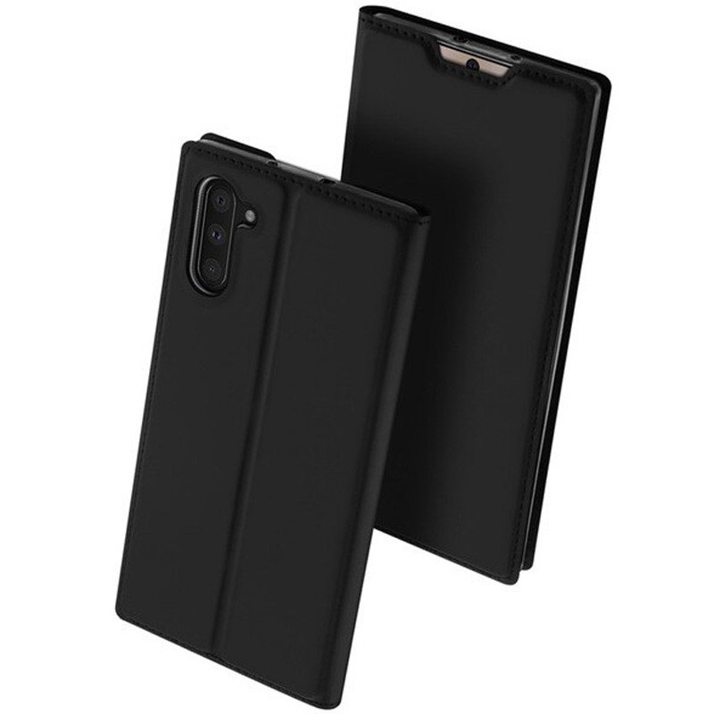 Чехол-книжка Dux Ducis с карманом для визиток для Samsung Galaxy Note 10 (Черный)