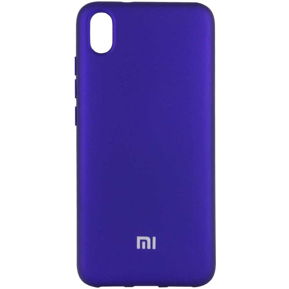 Чехол Silicone Cover Full Protective (A) для Xiaomi Redmi 7A (Фиолетовый / Purple)