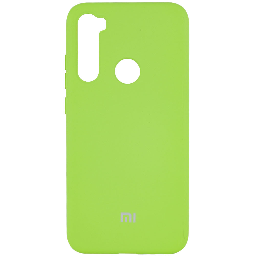 Чехол Silicone Cover Full Protective (A) для Xiaomi Redmi Note 8 / Note 8 2021 (Зеленый / Green)