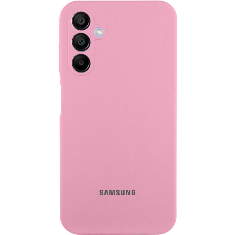 Чохол Silicone Cover Lakshmi Full Camera (AAA) with Logo для Samsung Galaxy A24 4G