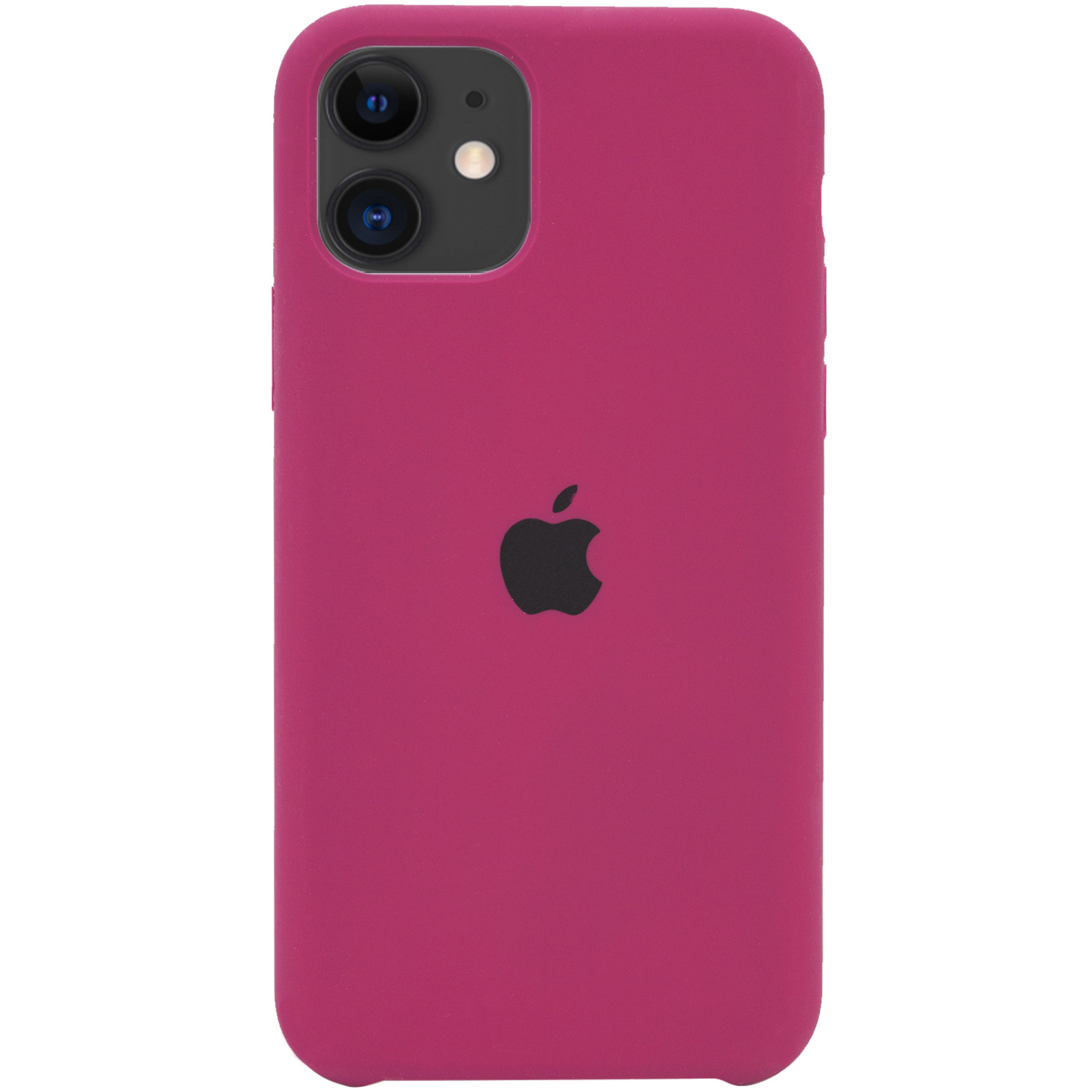 Чохол Silicone Case (AA) для Apple iPhone 11 (6.1") (Бордовий / Maroon)