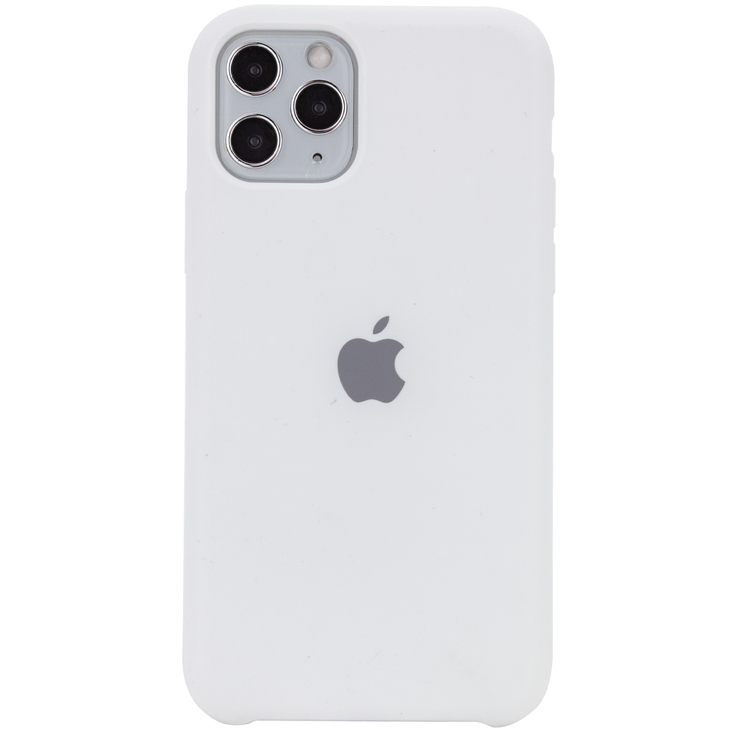 Чехол Silicone Case (AA) для Apple iPhone 11 Pro Max (6.5") (Белый / White)