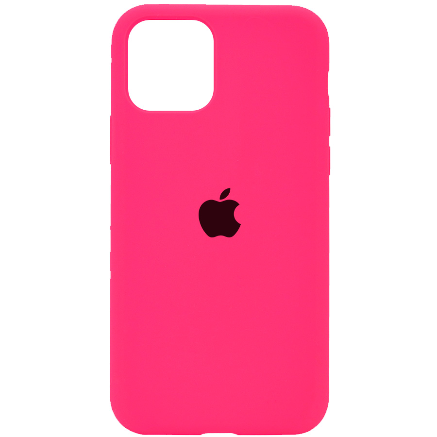 Чохол Silicone Case Full Protective (AA) для Apple iPhone 11 (6.1") (Рожевий / Barbie pink)