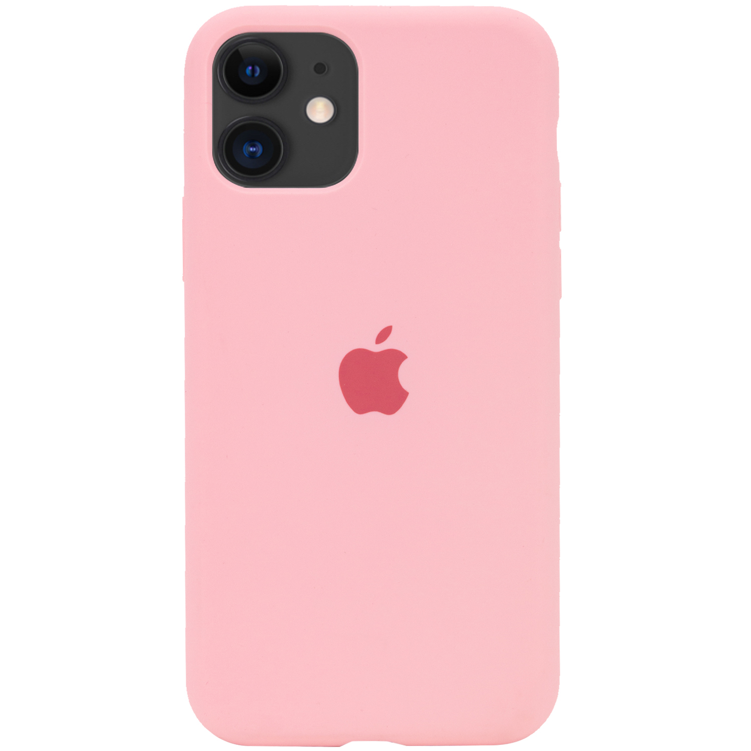 Чехол Silicone Case Full Protective (AA) для Apple iPhone 11 (6.1") (Розовый / Pink)