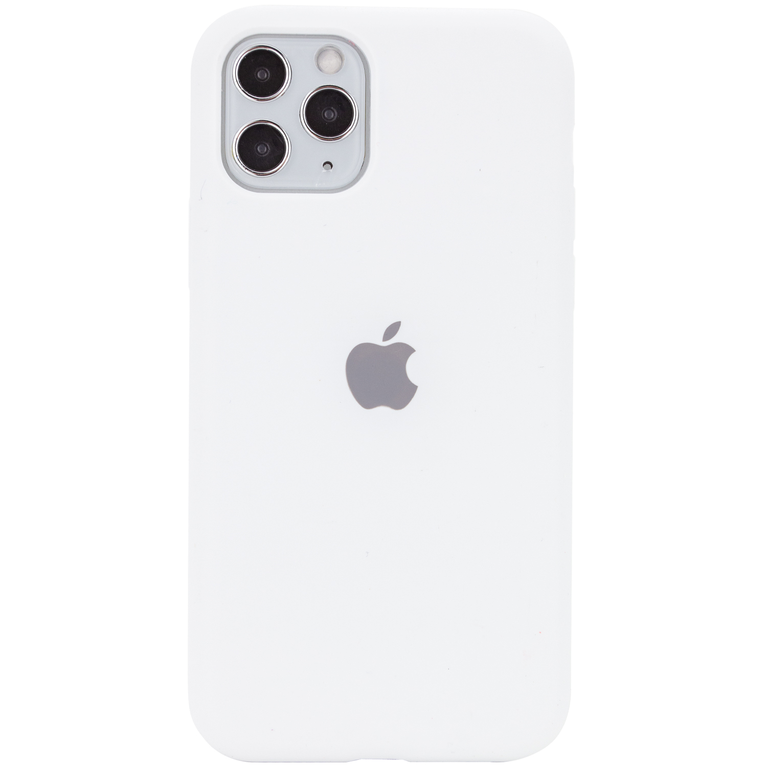 Чехол Silicone Case Full Protective (AA) для Apple iPhone 11 Pro Max (6.5") (Белый / White)