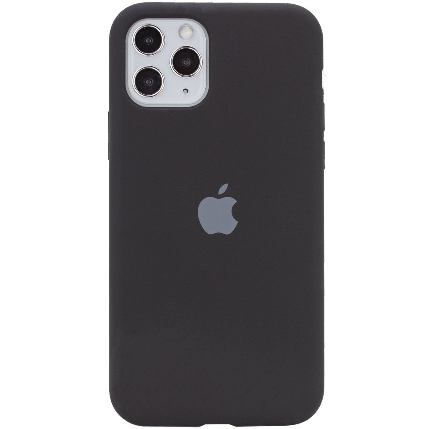 Чехол Silicone Case Full Protective (AA) для Apple iPhone 11 Pro Max (6.5") (Черный / Black)