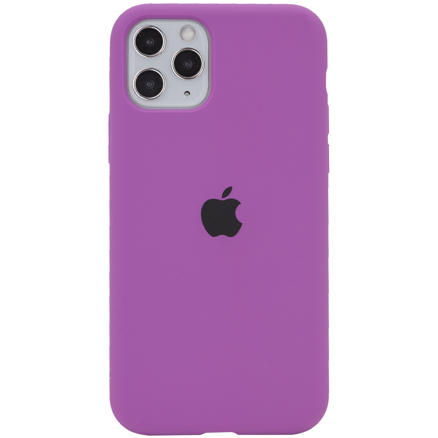 Чехол Silicone Case Full Protective (AA) для Apple iPhone 11 Pro Max (6.5") (Фиолетовый / Grape)