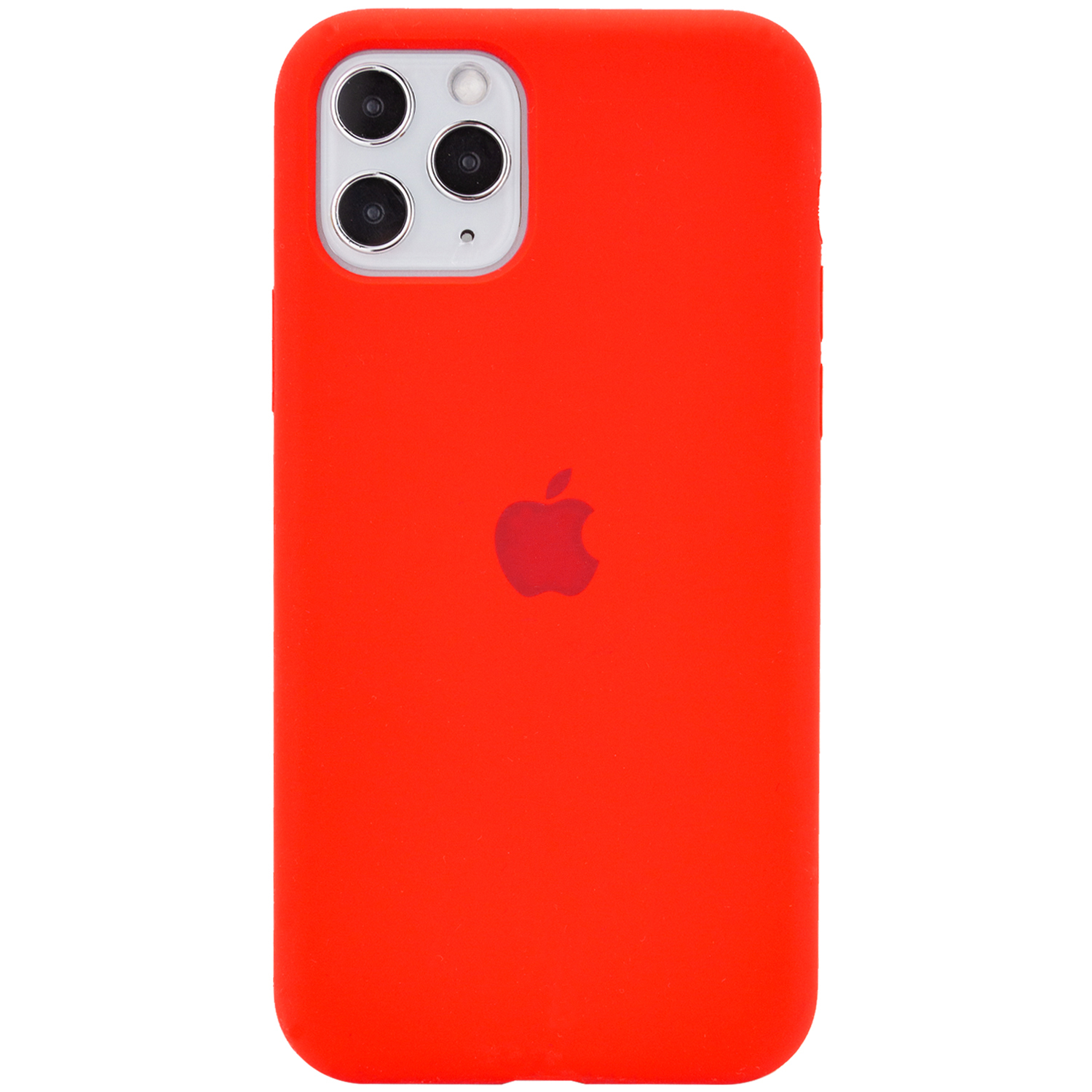 Чехол Silicone Case Full Protective (AA) для Apple iPhone 11 Pro Max (6.5") (Красный / Red)