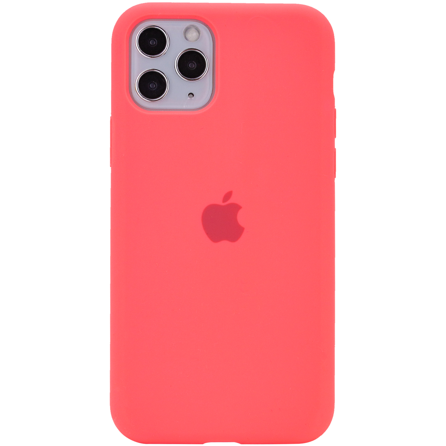 Чехол Silicone Case Full Protective (AA) для Apple iPhone 11 Pro Max (6.5") (Розовый / Flamingo)