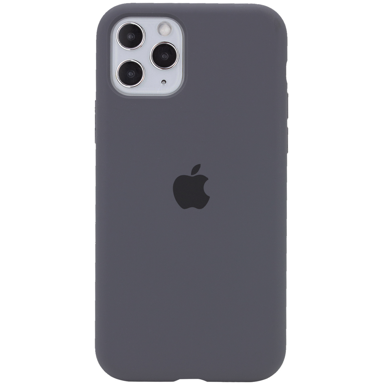 Чехол Silicone Case Full Protective (AA) для Apple iPhone 11 Pro Max (6.5") (Серый / Dark Grey)