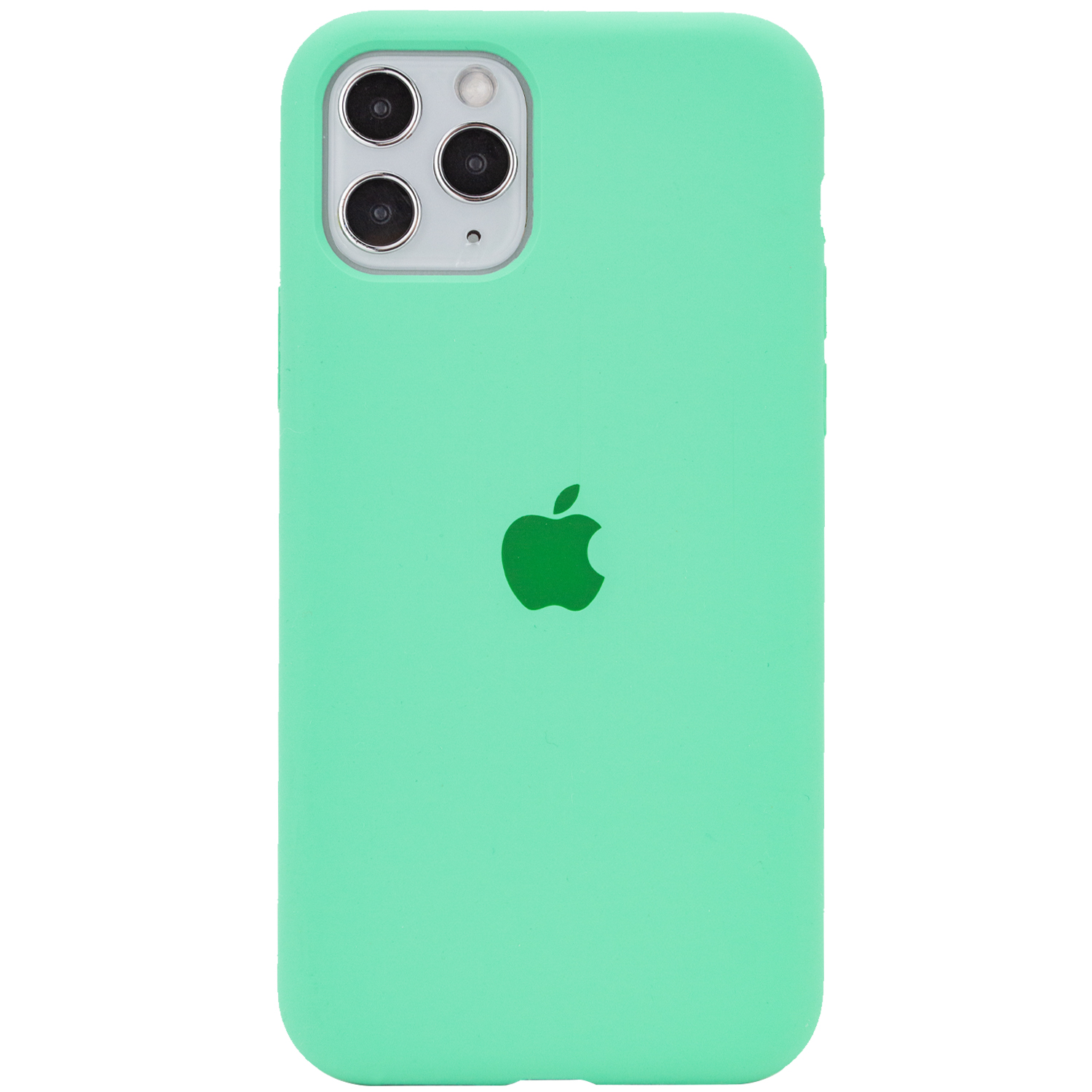 Чехол Silicone Case Full Protective (AA) для Apple iPhone 11 Pro Max (6.5") (Зеленый / Spearmint)