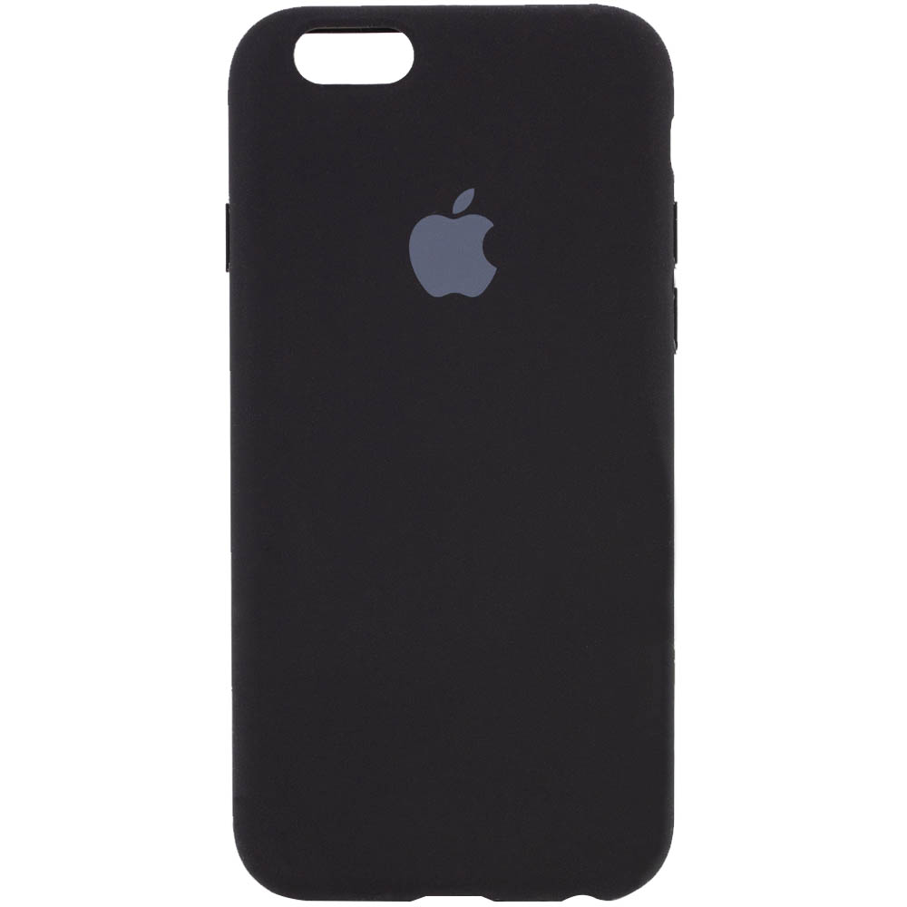 Чехол Silicone Case Full Protective (AA) для Apple iPhone 7 (4.7') (Черный / Black)