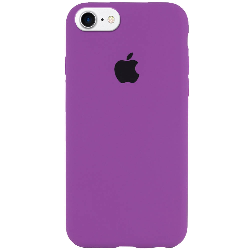 Чохол Silicone Case Full Protective (AA) для Apple iPhone 7 (4.7'') (Фіолетовий / Grape)