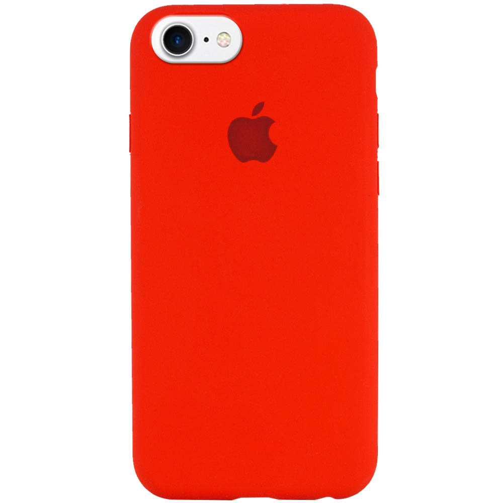 Чехол Silicone Case Full Protective (AA) для Apple iPhone 7 (4.7') (Красный / Red)