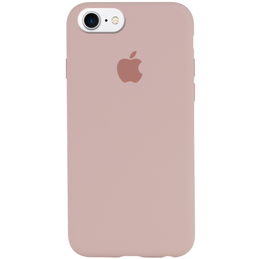 Чехол Silicone Case Full Protective (AA) для Apple iPhone 7 / 8 / SE (2020) (4.7") (Розовый / Pink Sand)