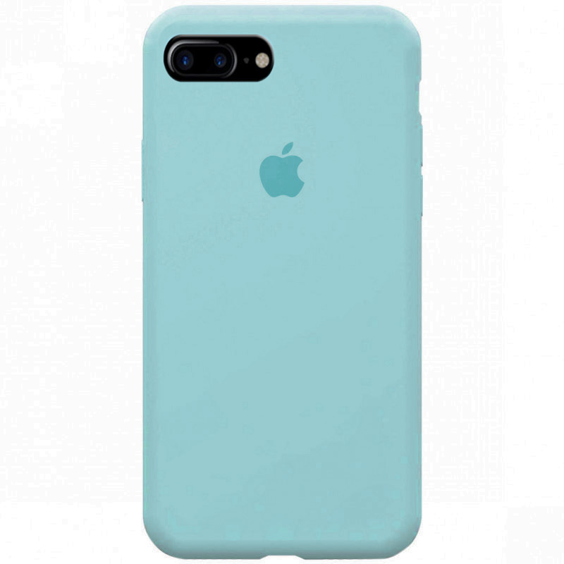 Чехол Silicone Case Full Protective (AA) для Apple iPhone 8 plus (5.5'') (Бирюзовый / Turquoise)