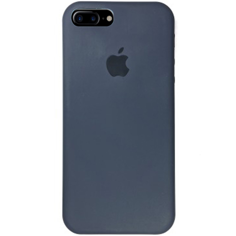 Чехол Silicone Case Full Protective (AA) для Apple iPhone 8 plus (5.5'') (Серый / Dark Grey)