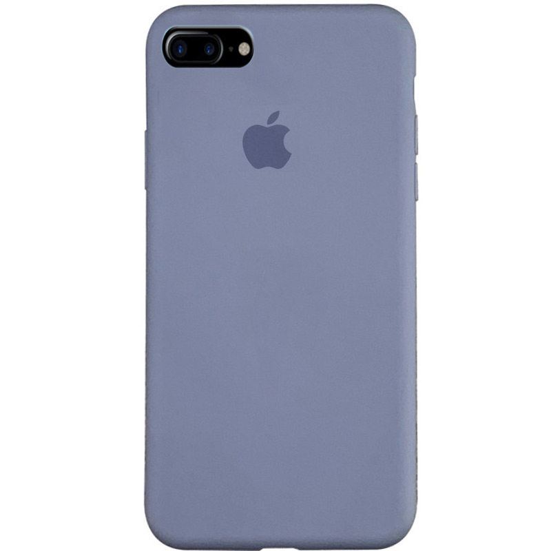 Чехол Silicone Case Full Protective (AA) для Apple iPhone 7 plus / 8 plus (5.5") (Серый / Lavender)