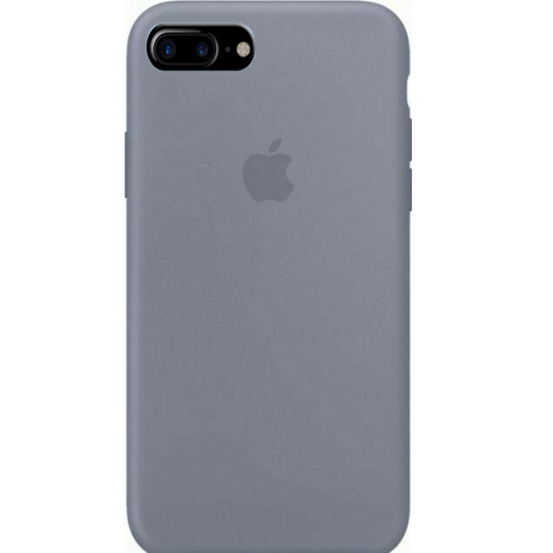 Чехол Silicone Case Full Protective (AA) для Apple iPhone 7 plus / 8 plus (5.5") (Серый / Lavender Gray)