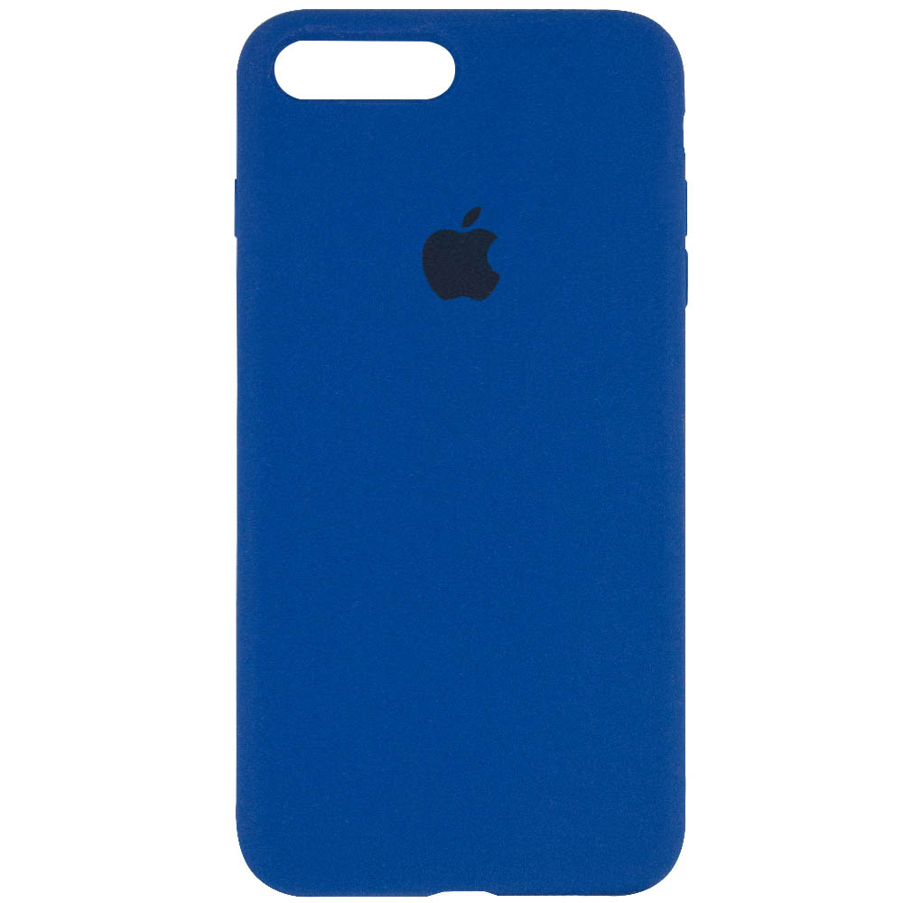 Чехол Silicone Case Full Protective (AA) для Apple iPhone 7 plus / 8 plus (5.5") (Синий / Navy Blue)