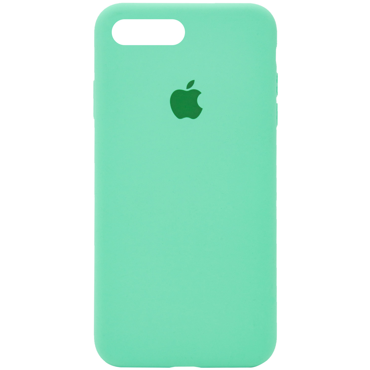 Чехол Silicone Case Full Protective (AA) для Apple iPhone 8 plus (5.5'') (Зеленый / Spearmint)