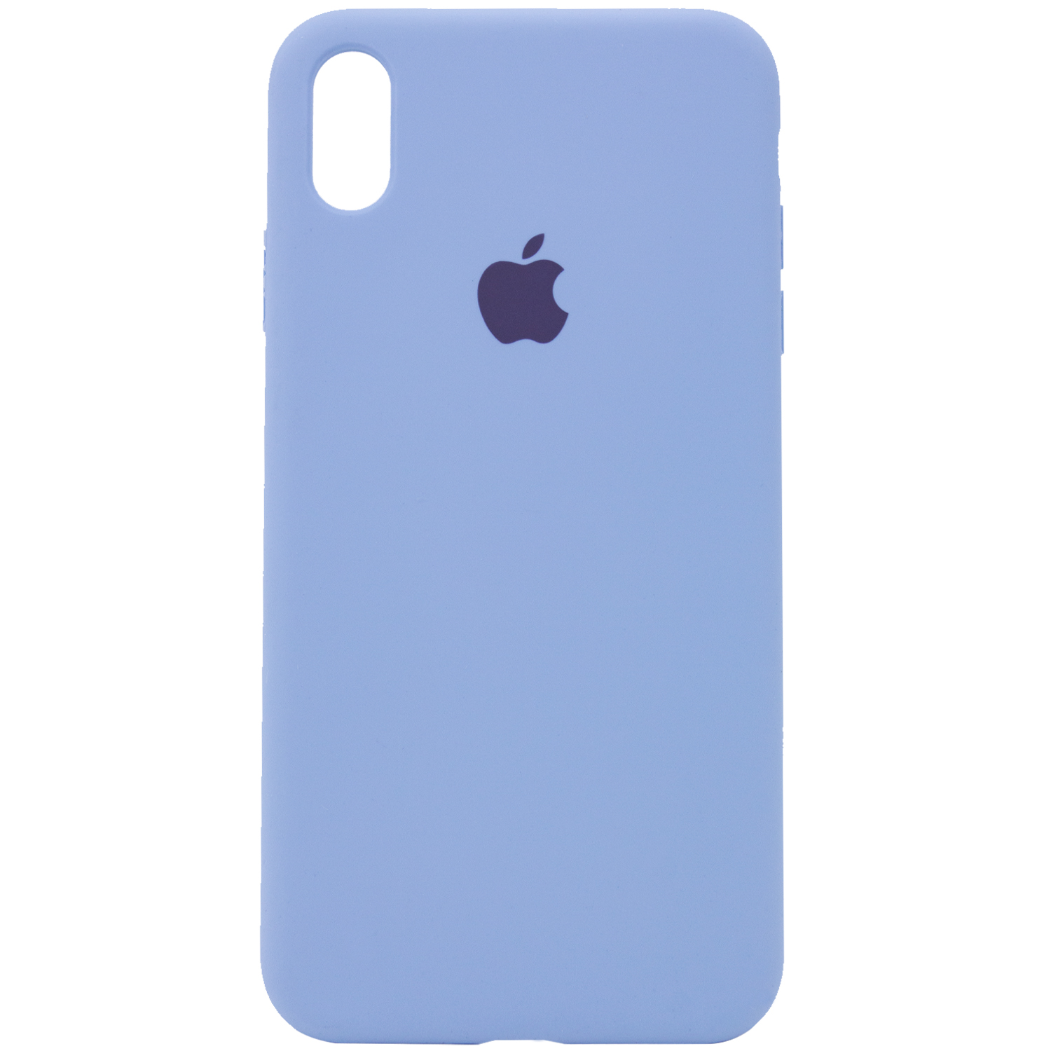 Чохол Silicone Case Full Protective (AA) для Apple iPhone XS (5.8") (Блакитний / Lilac Blue)