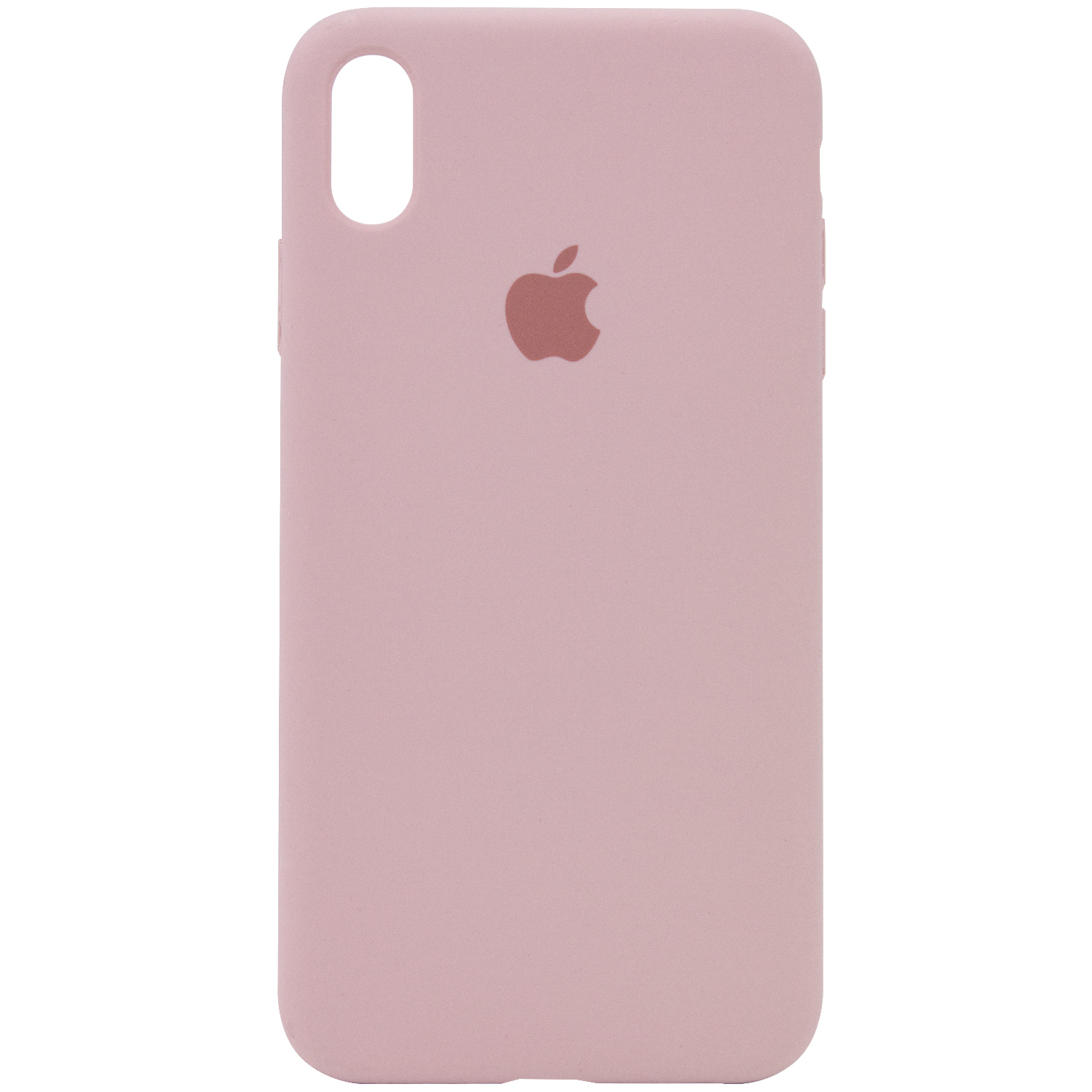 Чехол Silicone Case Full Protective (AA) для Apple iPhone X (5.8") (Розовый / Pink Sand)