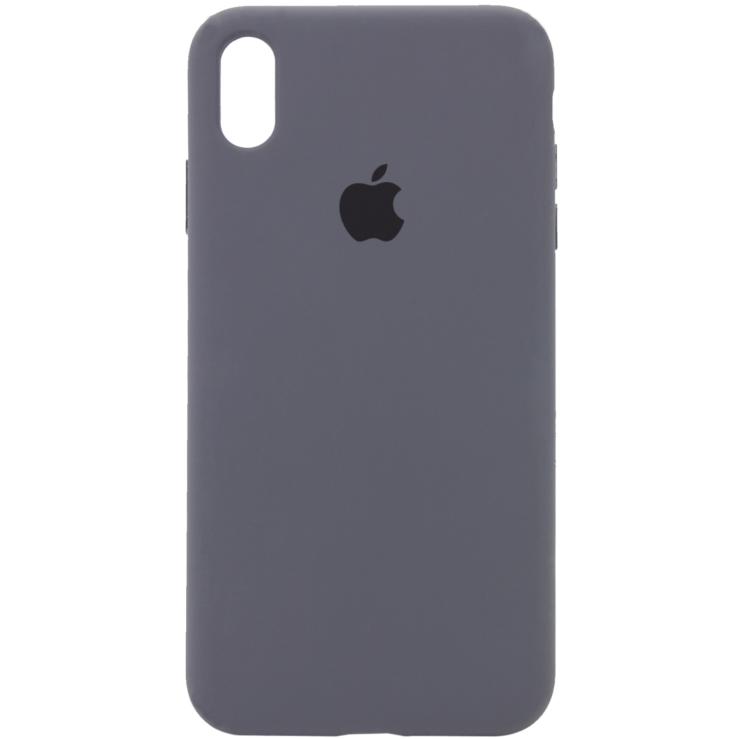Чохол Silicone Case Full Protective (AA) для Apple iPhone X (5.8'') (Сірий / Dark Grey)
