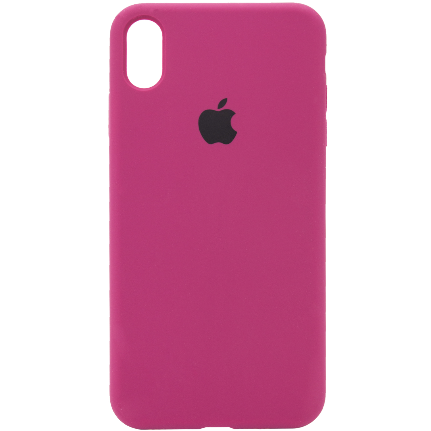Чехол Silicone Case Full Protective (AA) для Apple iPhone XS Max (6.5") (Бордовый / Maroon)
