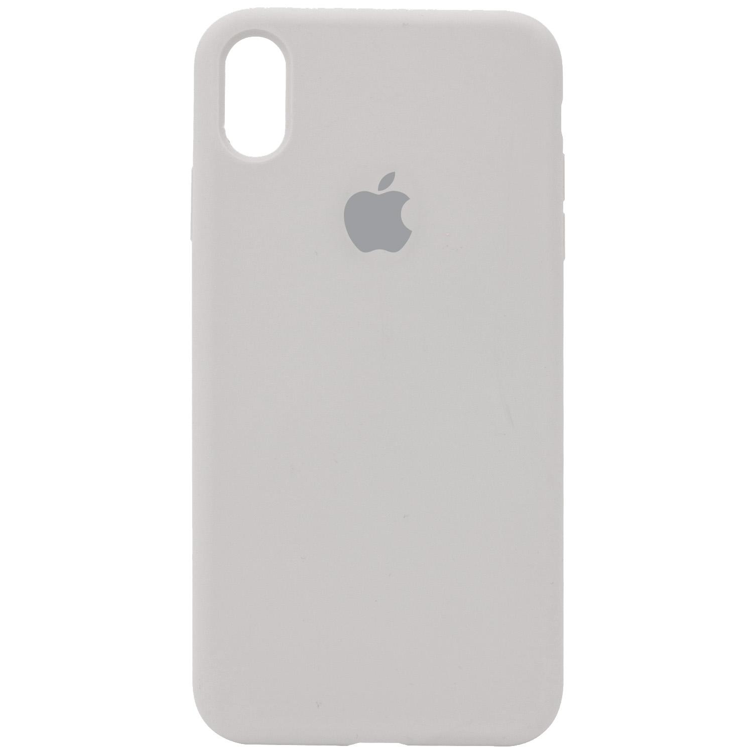 Чехол Silicone Case Full Protective (AA) для Apple iPhone XS Max (6.5") (Серый / Stone)