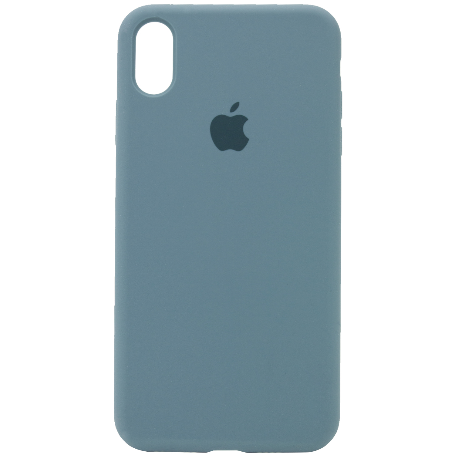 Чехол Silicone Case Full Protective (AA) для Apple iPhone XS Max (6.5") (Зеленый / Pine green)