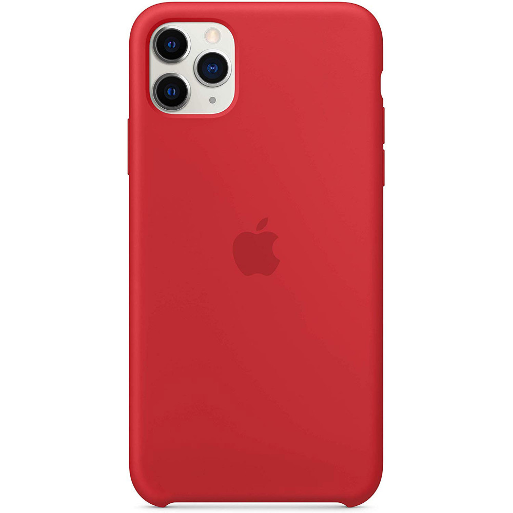 Чехол Silicone case (AAA) для Apple iPhone 11 Pro Max (6.5") (Красный / Red)