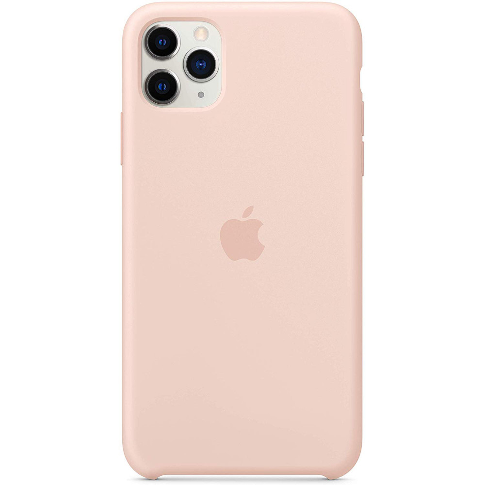 Чехол Silicone case (AAA) для Apple iPhone 11 Pro Max (6.5") (Розовый / Pink Sand)
