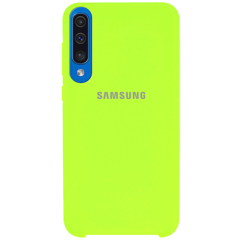 Самсунг салатовый. Самсунг а50 зеленый. Silicone Cover для Samsung Galaxy a50. Зелёный чехол на самсунг а50. Чехол на самсунг а50 салатовый.