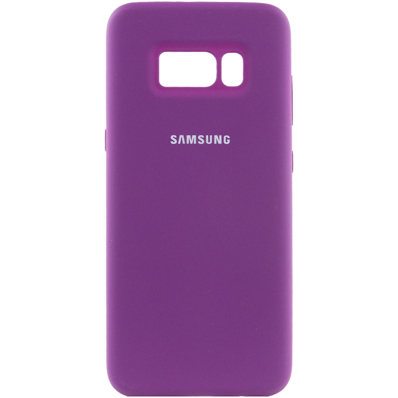 Чехол Silicone Cover Full Protective (AA) для Samsung G950 Galaxy S8 (Фиолетовый / Grape)