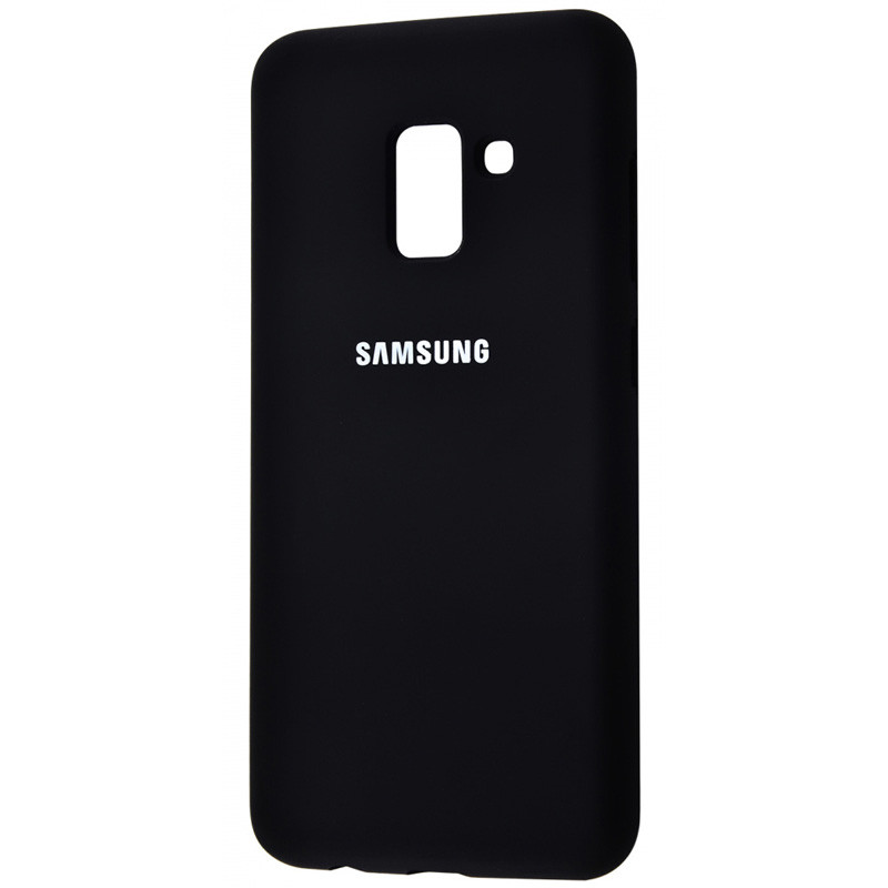 Чехол Silicone Cover Full Protective (AA) для Samsung Galaxy S9 (Черный / Black)