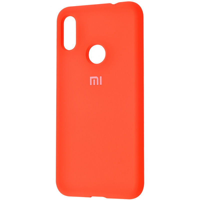 Чехол Silicone Cover Full Protective (AA) для Xiaomi Redmi 7 (Оранжевый / Orange)