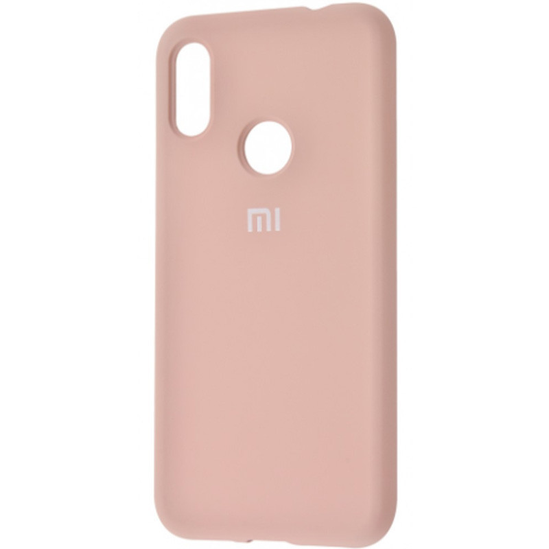 Чехол Silicone Cover Full Protective (AA) для Xiaomi Redmi Note 6 Pro (Розовый / Pink Sand)