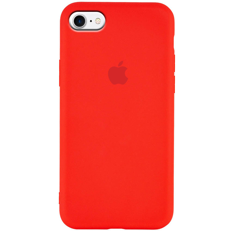 Чехол Silicone Case Slim Full Protective для Apple iPhone 7 / 8 (4.7") (Красный / Red)
