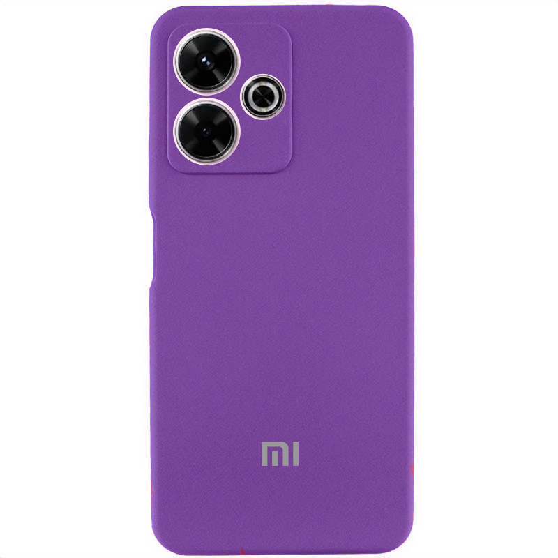 Чохол Silicone Cover Lakshmi Full Camera (AAA) with Logo для Xiaomi Redmi 13 4G / Poco M6 4G