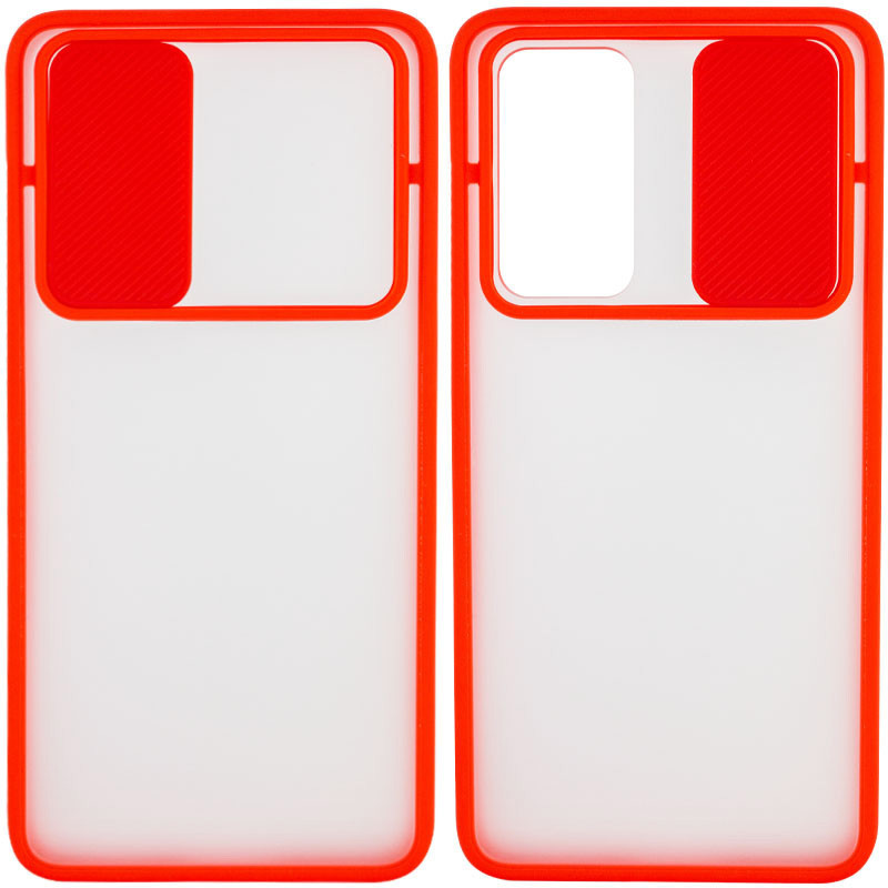 Чехол Camshield mate TPU со шторкой для Oppo A72 (Красный)