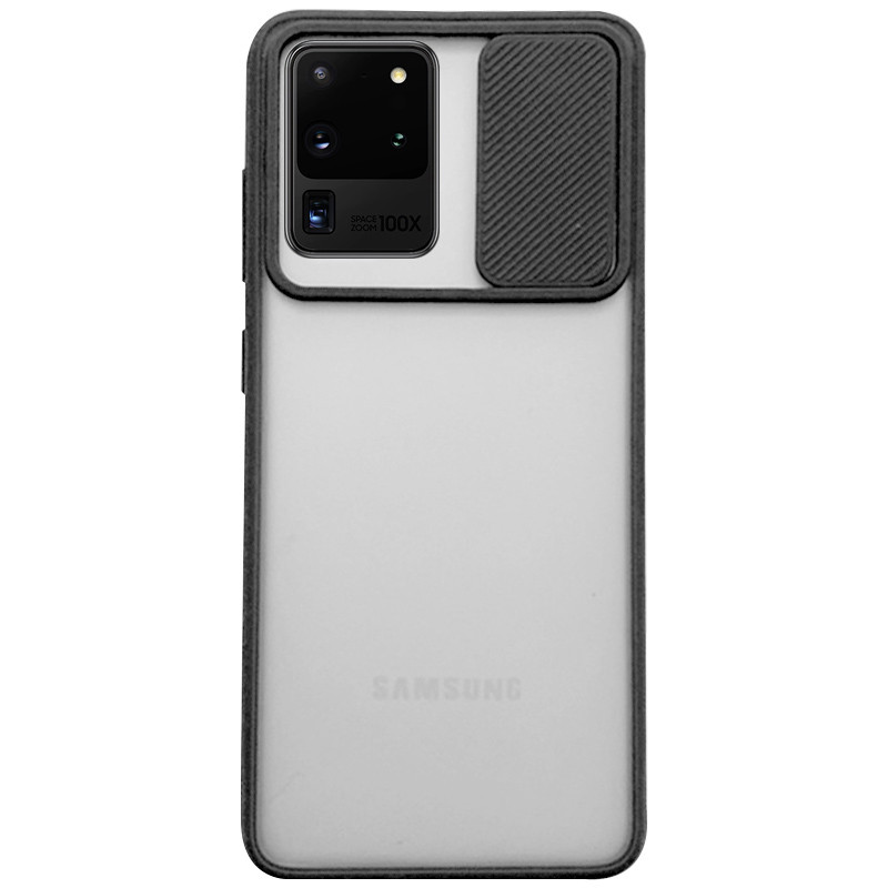 Чехол Camshield mate TPU со шторкой для камеры для Samsung Galaxy S20 Ultra (Черный)