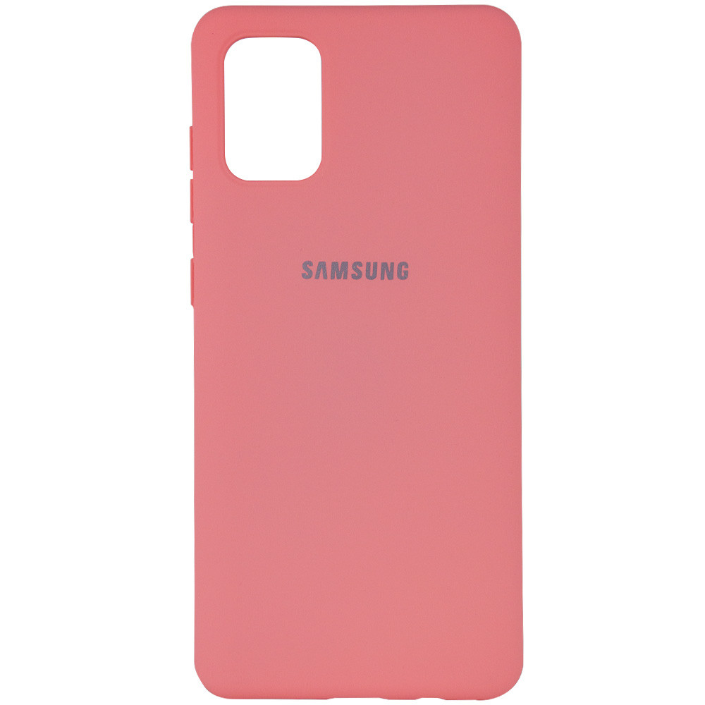 Чохол Silicone Cover Full Protective (A) для Samsung Galaxy A71 (Рожевий / Pink)